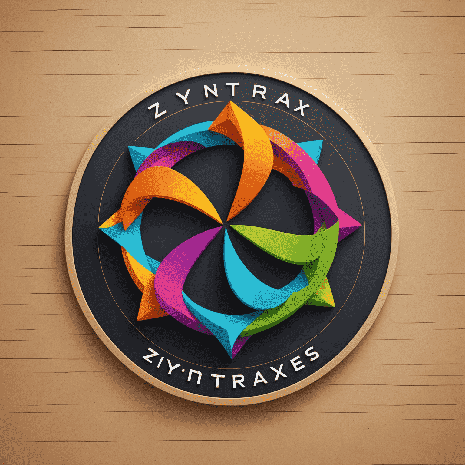 Logotipo da Zyntraxes - Um design moderno e vibrante representando web design criativo