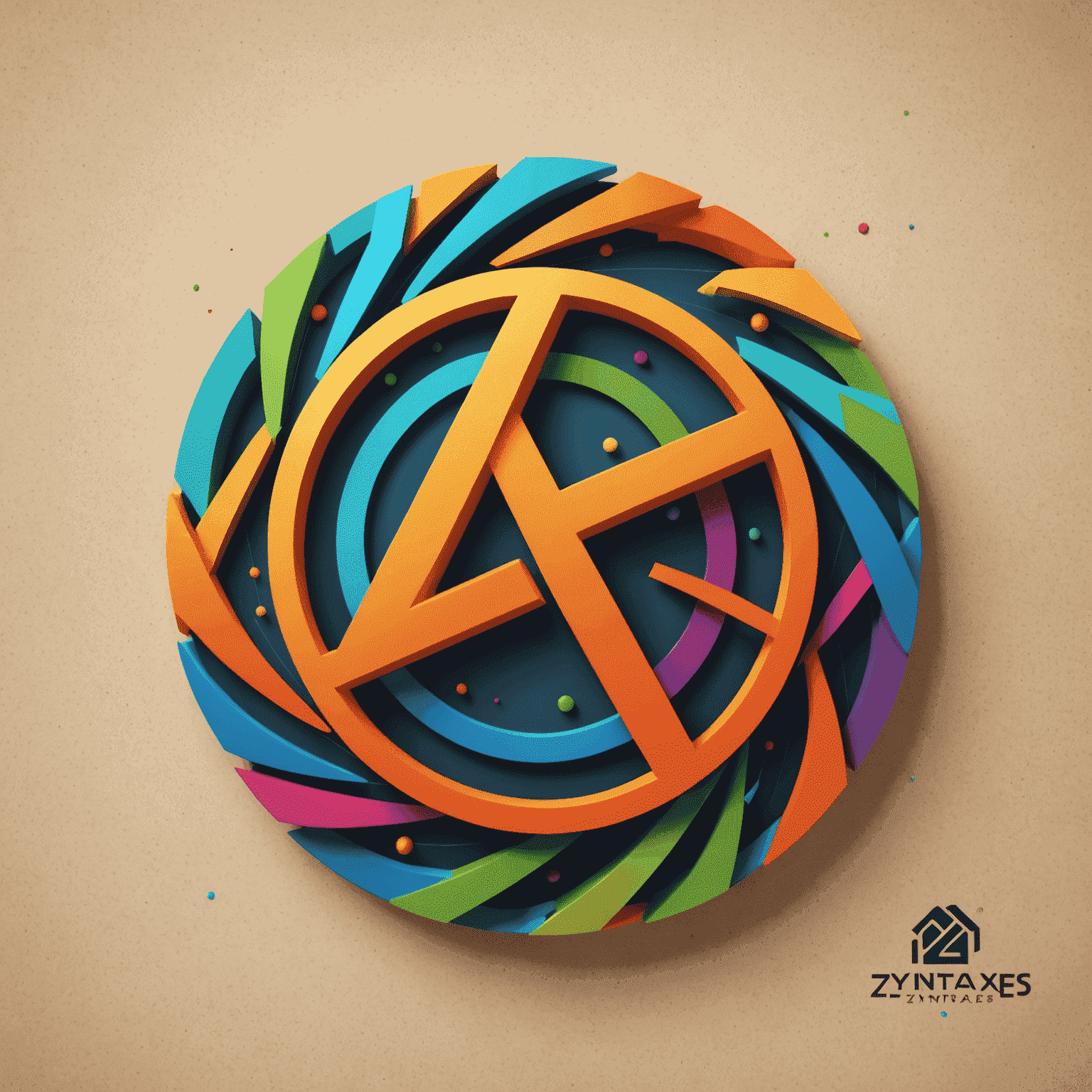Logotipo da Zyntraxes - Um design moderno e vibrante representando web design criativo